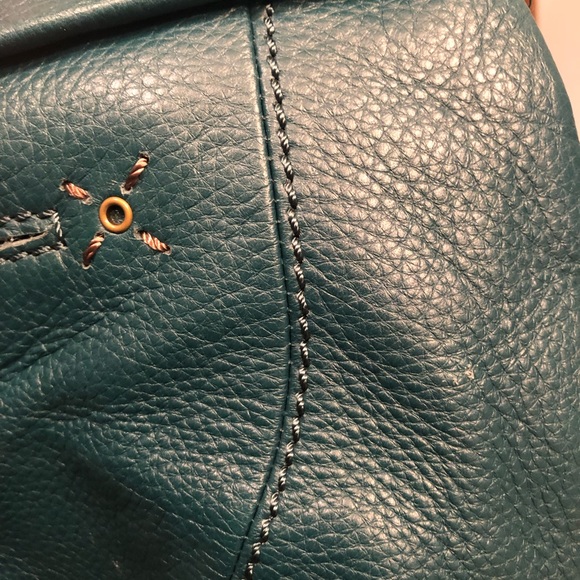 The Sak Green Leather Shoulder Bag - Picture 5 of 6